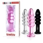 Скляний фалоімітатор Love Toy Glass Romance Dildo 5.5" Black: Призначення Анальные