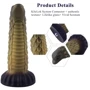 Фалоімітатор-насадка Hismith 8.5" Squama Beast Silicone Dildo Monster Series: Призначення Вагинальные