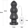 Анальний корок з вібрацією Lovetoy Vibrating Anal Rigger 7.8" King Sized фото 5