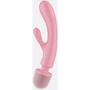 Вибратор-кролик + массажер 2в1 Satisfyer Triple Lover Рink: Диаметр, см 3.8