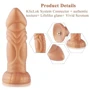 Фалоімітатор-насадка Hismith Slightly Curved Silicone Dildo Monster Series: Призначення Вагинальные