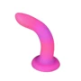 Фаллоімітатор, що світиться в темряві ADDICTION - Rave - 8" Glow in the Dark Dildo - Pink Purple фото 8