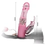 Страпон з пультом LYBAILE Vibrator with pearls + bunny Pink: Для кого Для женщин