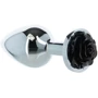 Анальний затор Lux Active Rose Anal Plug Black у наборі з віброкулею: Для кого Унисекс