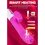 Вібратор BOSS FoxShow Silicone Heating and Thrusting Vibrator Purple: Тип і форма Кролики