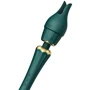 Вібромасажер з насадками Zalo - Kyro Wand Turquoise Green: Діаметр, см 5.3