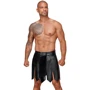 Мужская юбка гладиатора Noir Handmade H053 Eco leather men's gladiator skirt Black, M