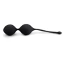 Вагінальні кульки LoveToy iWhizz Luna Kegel Ball Black: Наявність вібрації  Нет